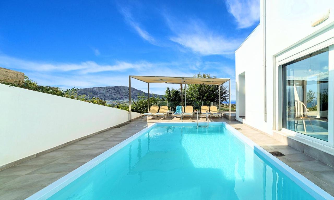 Cretan Sunset Villa Heated Pool Dhrámia Extérieur photo