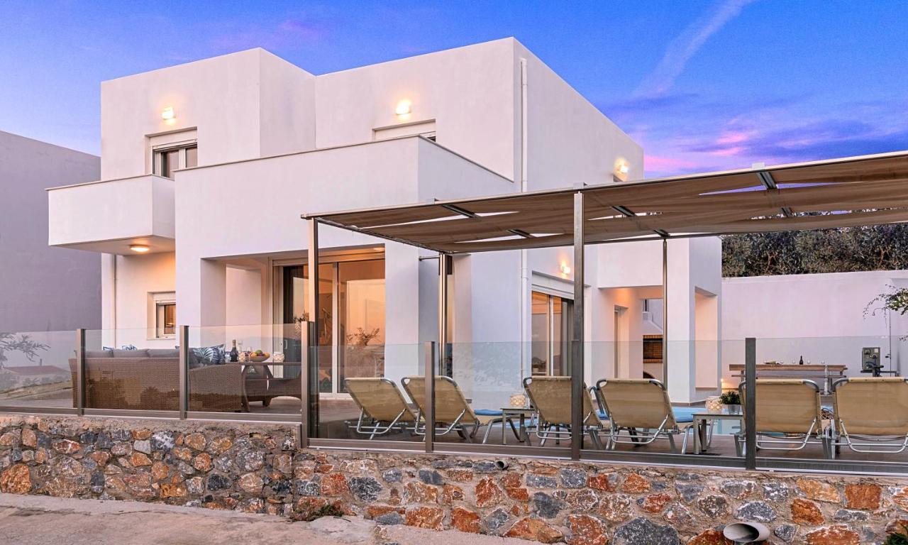 Cretan Sunset Villa Heated Pool Dhrámia Extérieur photo
