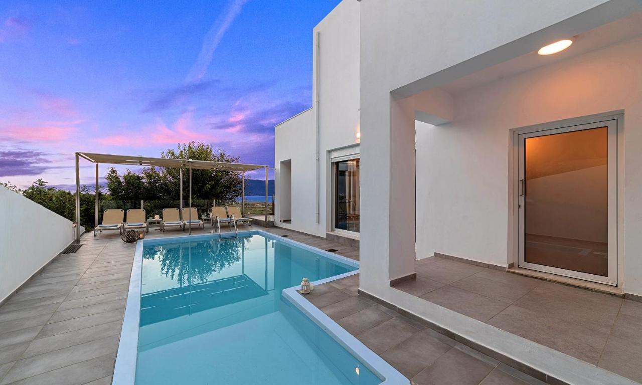 Cretan Sunset Villa Heated Pool Dhrámia Extérieur photo